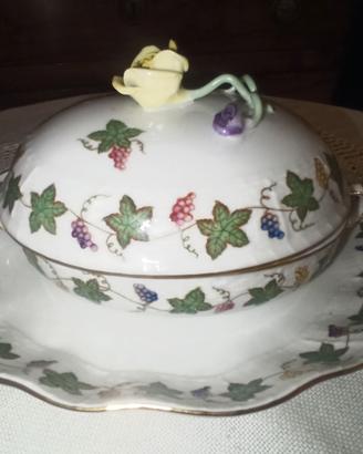 Herend salsiera con vassoio vintage