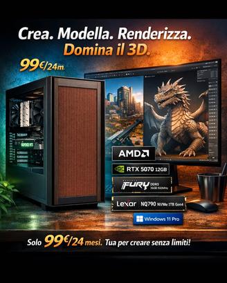 Workstation Grafica Render 2D/3D