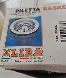 Piletta basket lavello cucina con foro 90 senza tr