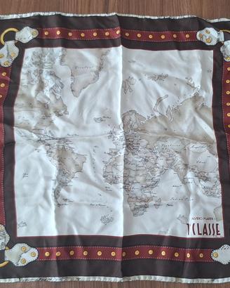 Foulard seta Alviero Martini Prima Classe 