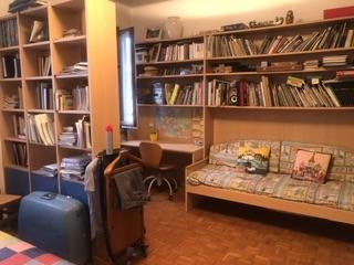 Libreria con divano letto