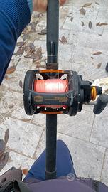 CANNA SHIMANO DA TRAINA PESANTE CON MULINELLO PENN