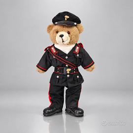 Orsetto Teddy Peluche Vintage Carabinieri 50 cm