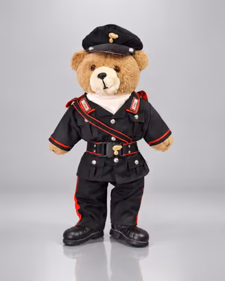 Orsetto Teddy Peluche Vintage Carabinieri 50 cm