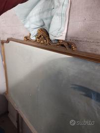 Letto con specchiera