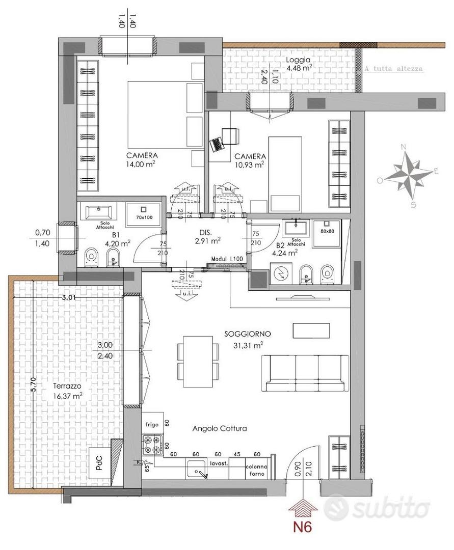 Appartamento – Granarolo dell'Emilia, Quarto Inferiore - Vista 2