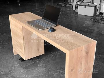 Mobile scrivania legno Rovere rustico