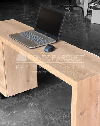 Mobile scrivania legno Rovere rustico