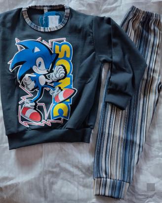 Completo/pigiama Sonic bambino