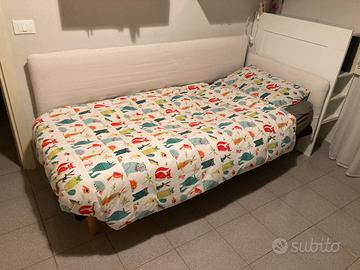 Letto singolo piu materasso