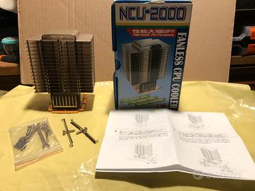 Dissipatore passivo per CPU - Fanless CPU cooler