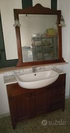 Mobile lavabo bagno completo di specchiera