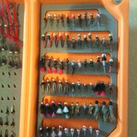 Scatola ninfee per pesca a mosca