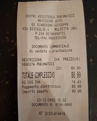 pneumatico GT RADIAL 185/65/R15 - NUOVO