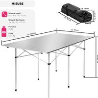 tavolo pieghevole salva spazio camper 