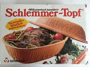 barbecue terracotta vintage Schlemmertopf 838
