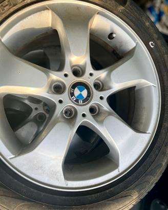 Bmw Cerchio 17 con Gomme 4 Termiche X1 X3 120d 320