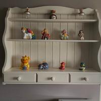 Piattaia shabby chic legno massello 