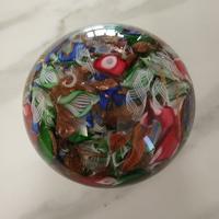 Fermacarte in vetro di Murano ditta A.VE.M