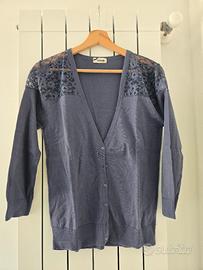 cardigan Tezenis L blu azzurro