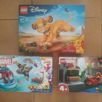 LEGO vari DISNEY MARVEL mattoncini costruzioni