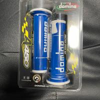 MANOPOLE DOMINO A450 MOTO/SCOOTER NUOVE BLU/BIANCO