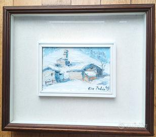 opera di Vico Dadda, firmata, 15x10, vallese.