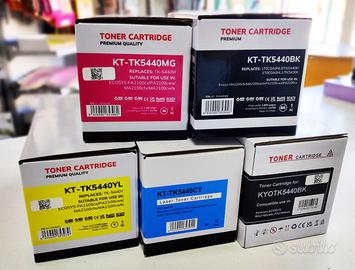 Kit 5 toner compatibili per Kyocera Ecosys MA2100