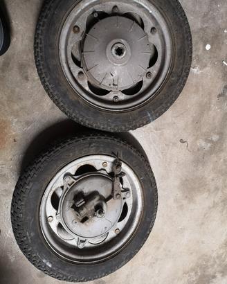 ruote complete lambretta j/lui