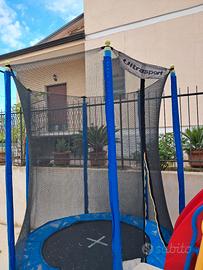 trampolino da giardino