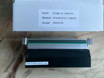 Testina di stampa termica 300 DPI nuova – Zebra