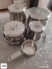 Batteria pentole BARAZZONI inox