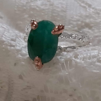 Anello in argento con berillo