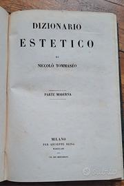 Dizionario Estetico di Niccolò Tommaseo (2 volumi)
