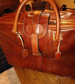 valigia pelle vintage 