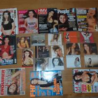 lotto Shania Twain - riviste e cd