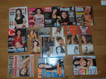 lotto Shania Twain - riviste e cd