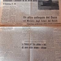 giornale La nazione del 21 settembre 1940