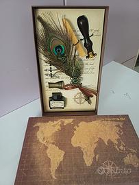 Set Scrittura del Mago: Piuma di Pavone 