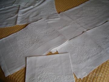 Lenzuola in vero pizzo di cantù 1914