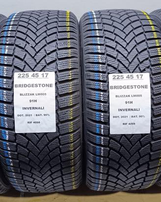 4 GOMME 225 45 17 BRIDGESTONE INV RIF4098