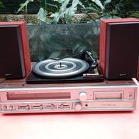 Giradischi Stereo -con Radio FM e Stereo 8