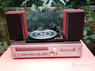 Giradischi Stereo -con Radio FM e Stereo 8