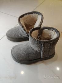Scarpe bambini invernali in pelle vera marca ZARA.
