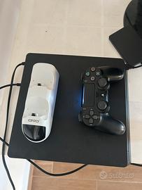 playstation 4 +base per caricare controller+pad