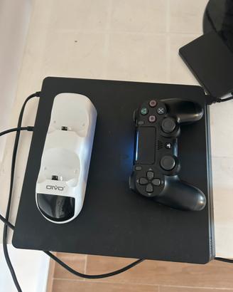 playstation 4 +base per caricare controller+pad