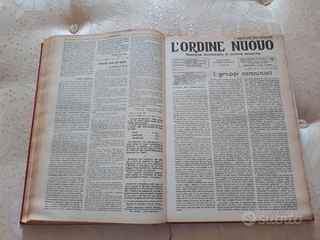 Libro L'ordine nuovo 1919-1920  1924-1925
