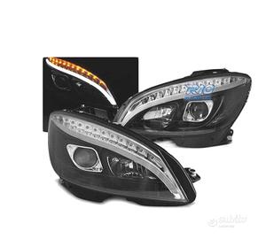 FARI MERCEDES W204 07-10 LUCE A LED TUBE DINAMICO 