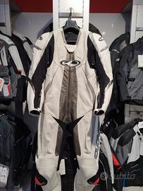 TUTA PELLE MOTO INTERA CLOVER RACING tg54