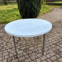 Tavolo rotondo pieghevole 120 cm catering